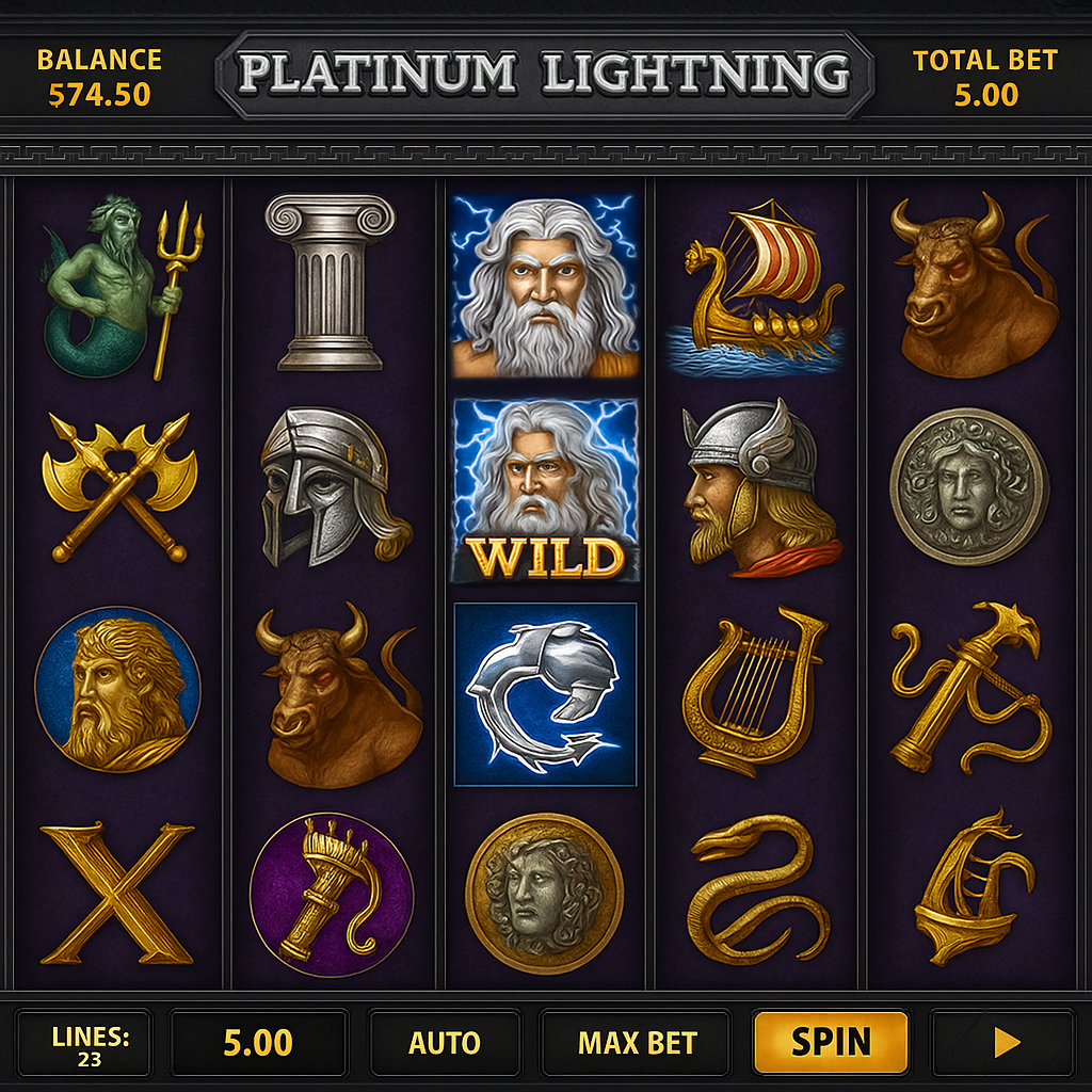 BDMbet - Platinum Lightning Slot Game - Play Online